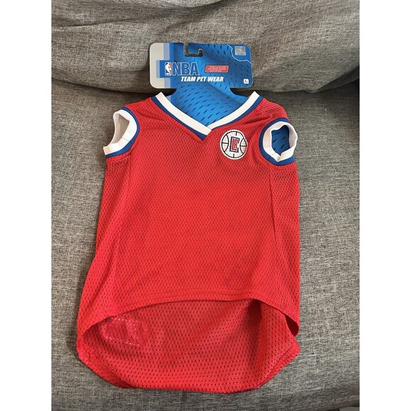 NBA Other - NBA Team Dog Pet Wear Size Large LA Clippers Jersey Red New
